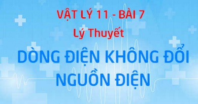 Dòng điện không đổi. Nguồn điện: Công thức tính cường độ dòng điện và suất điện động của nguồn điện - Vật lý 11 bài 7